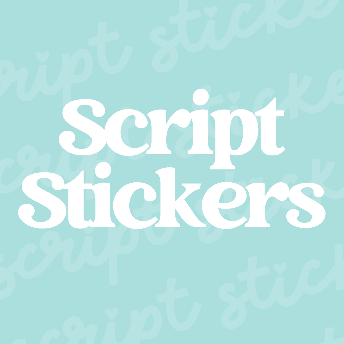 Script Stickers