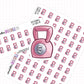 Kettlebell Planner Stickers | IC-030