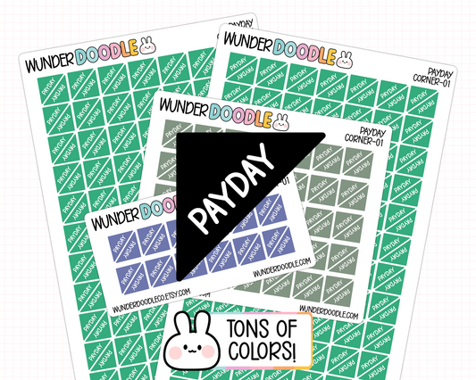 Payday Planner Stickers | CORNER-01