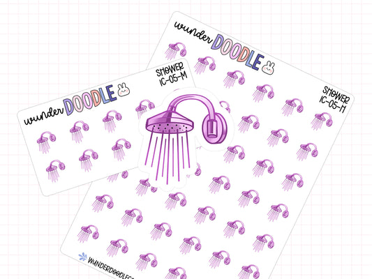 Shower Planner Stickers | IC-05