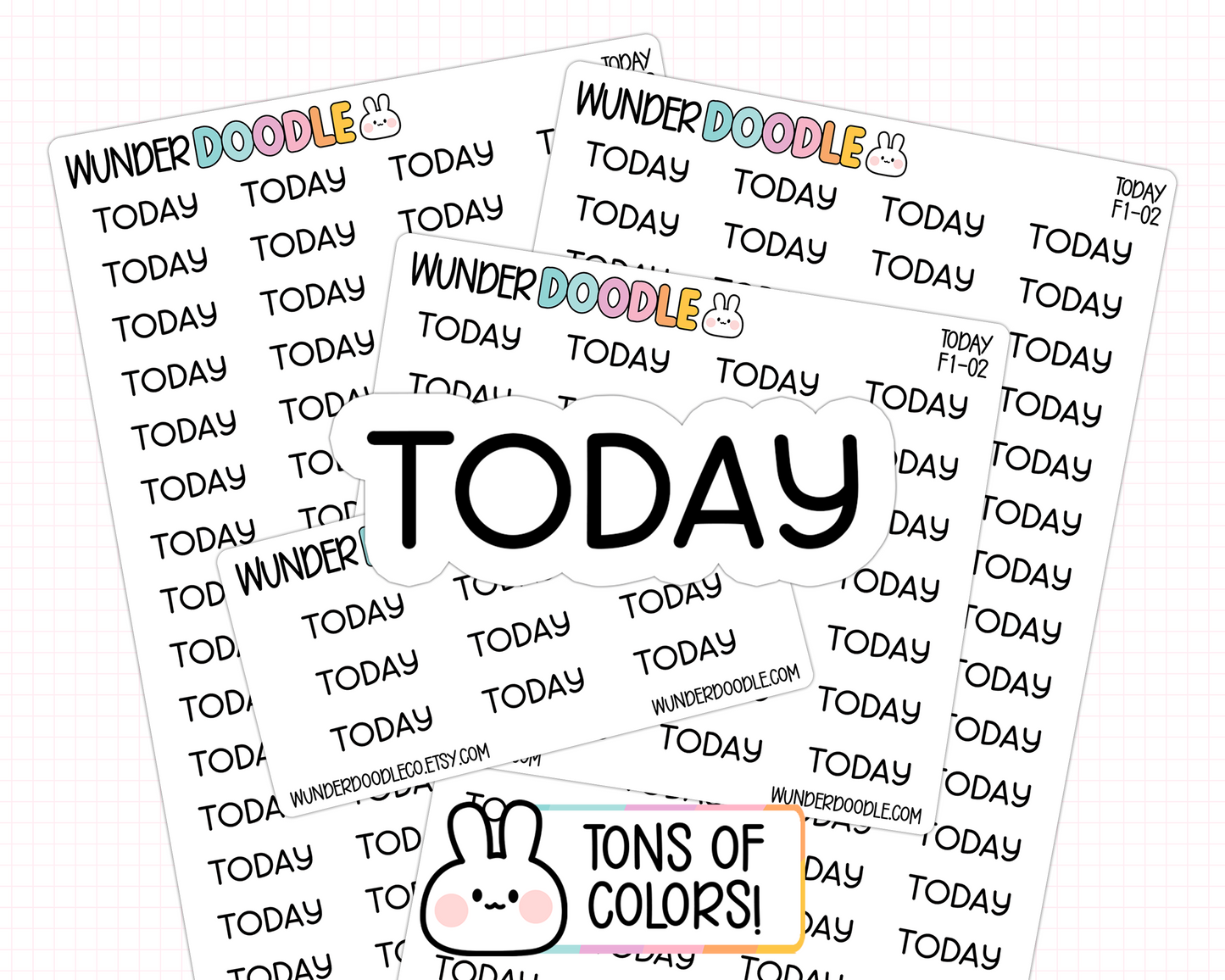 Today Planner Stickers | F1-02