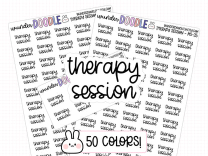 Therapy Session Planner Stickers | MS-35