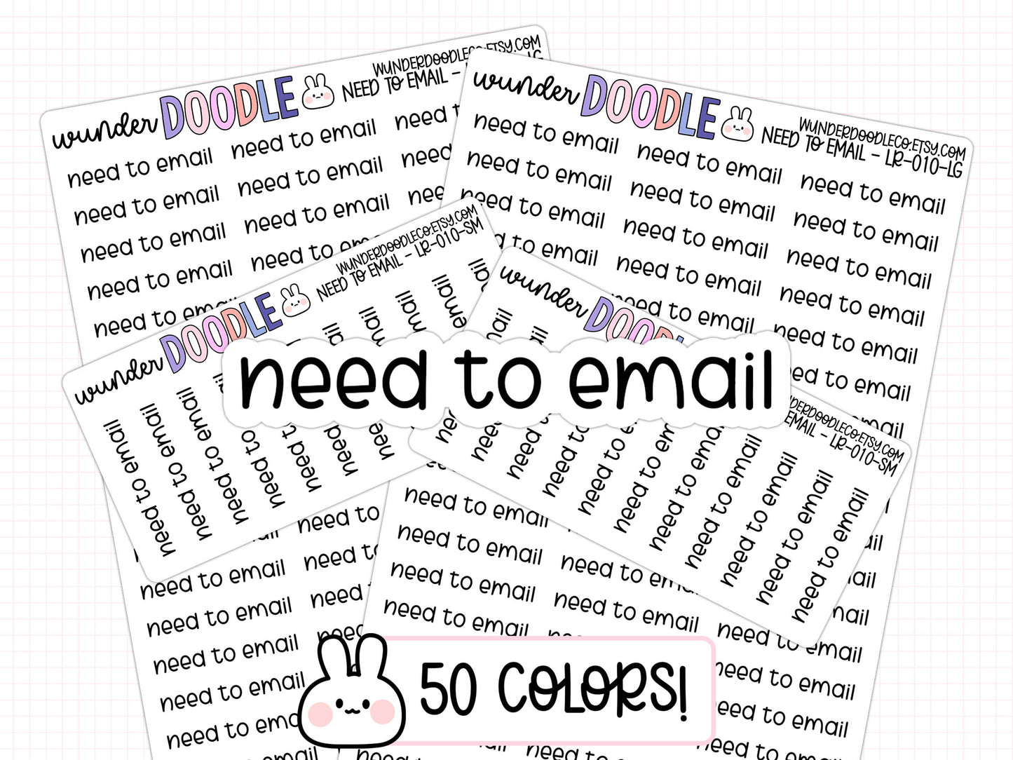 Need to Email Planner Stickers | LR-010