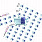 Bath Planner Stickers | IC-051