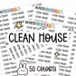 Clean House Planner Stickers | AW-25
