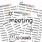 Meeting Planner Stickers | LR-09