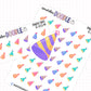 Party Hats Planner Stickers | IC-013