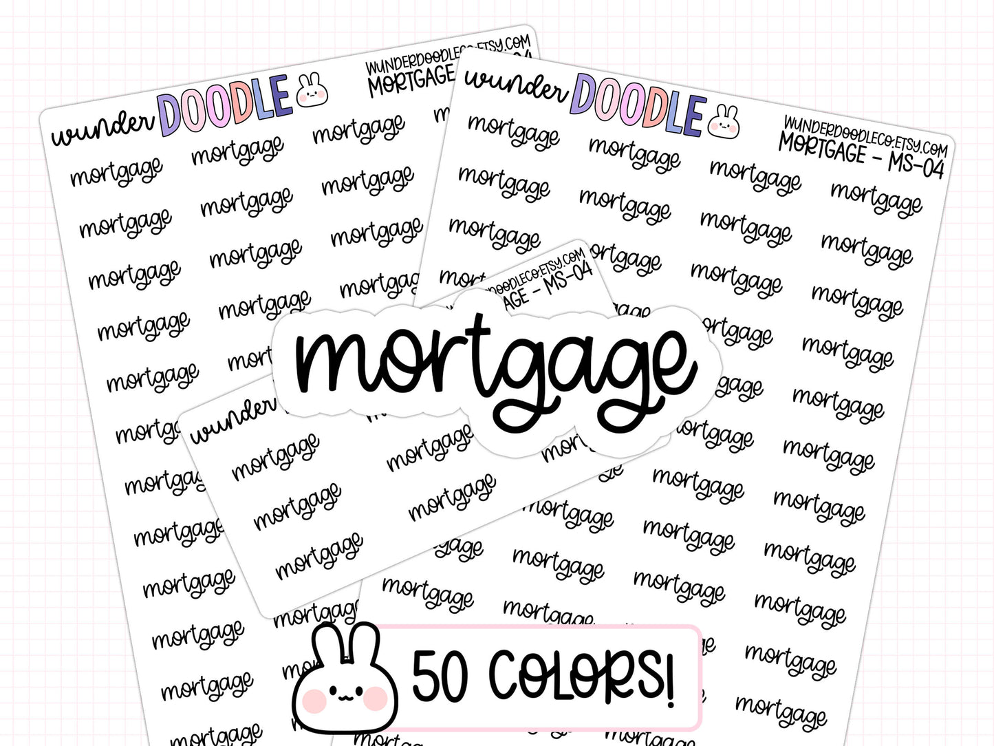 Mortgage Planner Stickers | MS-04