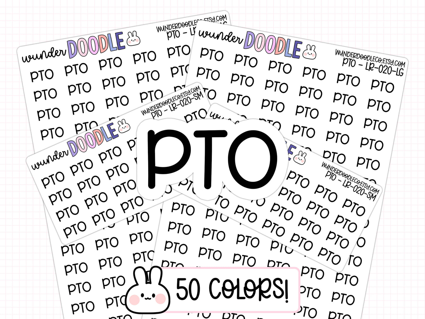 PTO Planner Stickers | LR-020