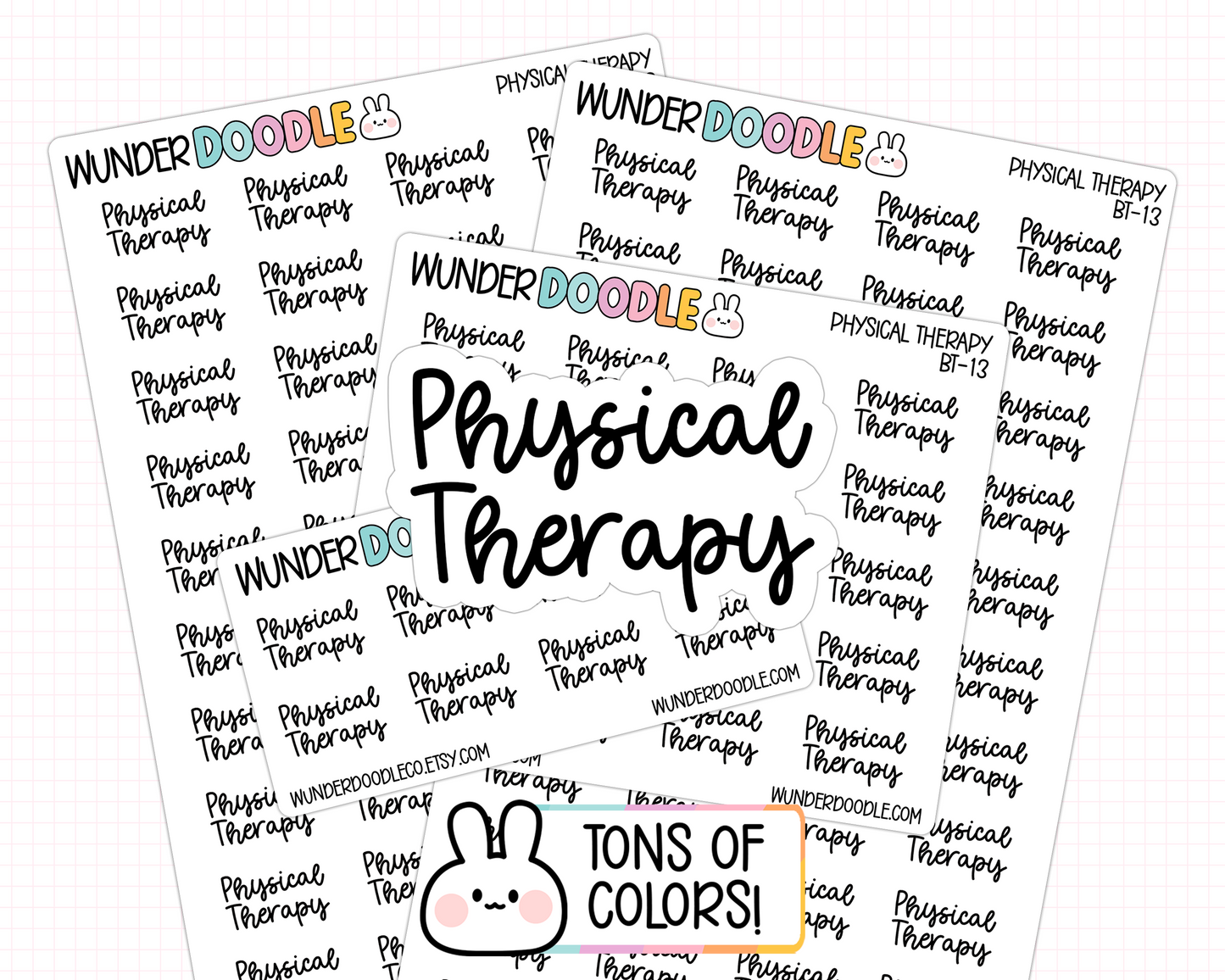 Physical Therapy Planner Stickers | BT-13