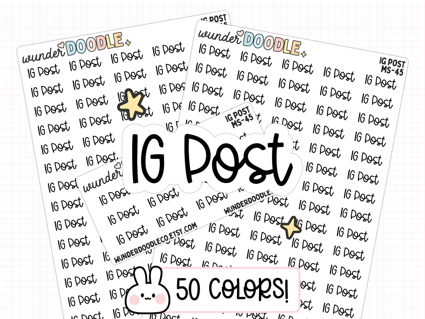 IG Post Planner Stickers | MS-45