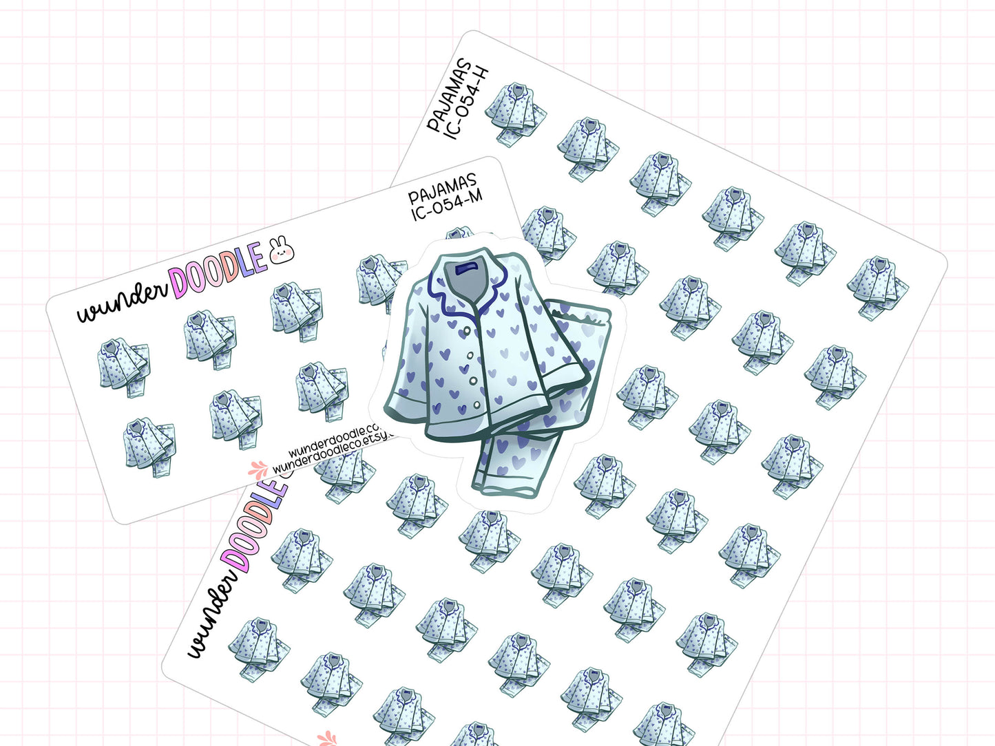 Pajama Planner Stickers | IC-054