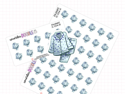 Pajama Planner Stickers | IC-054