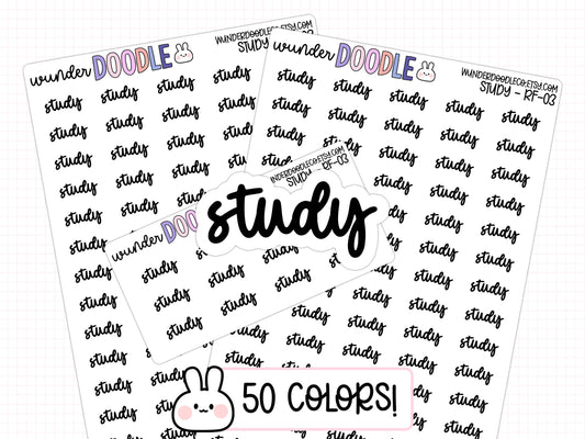 Study Planner Stickers | RF-03