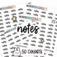 Notes Planner Stickers | CS-06