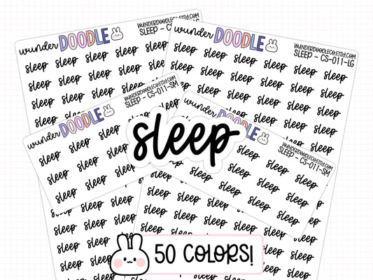 Sleep Planner Stickers | CS-011