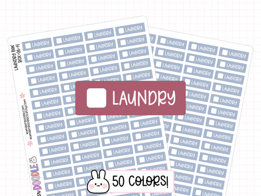 Laundry Planner Stickers | BOX-06