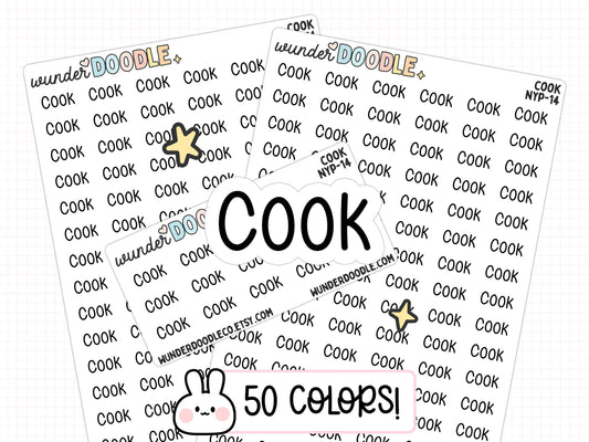 Cook Planner Stickers | NYP-14