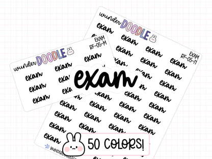 Exam Planner Stickers | RF-05