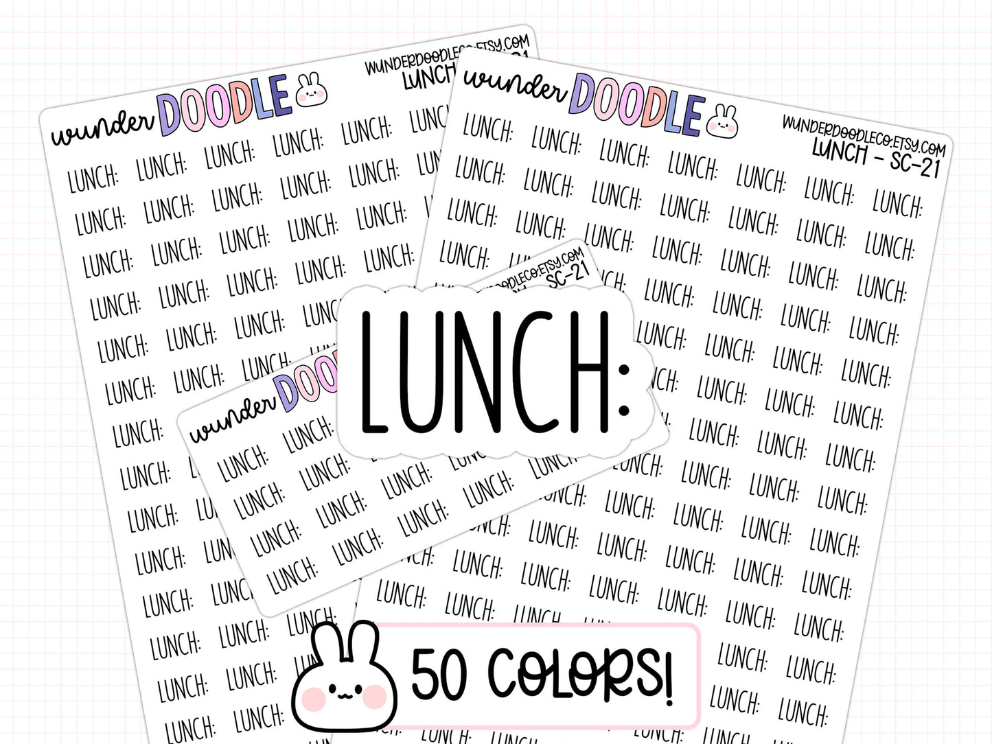 Lunch Planner Stickers | SC-21