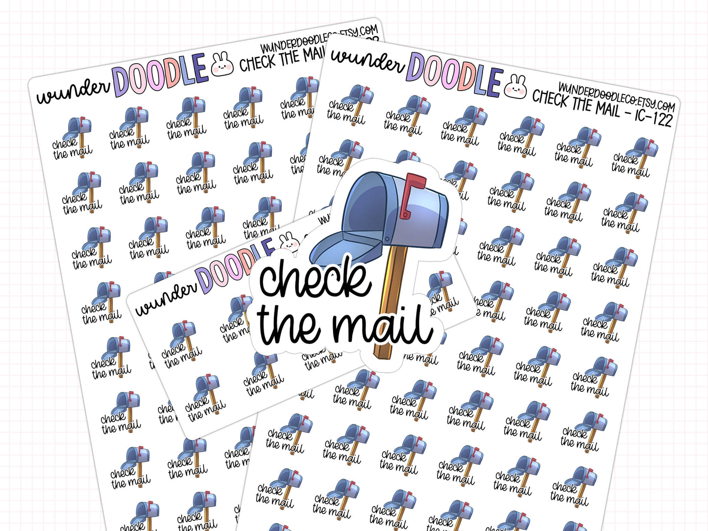 Check the Mail Planner Stickers | IC-122