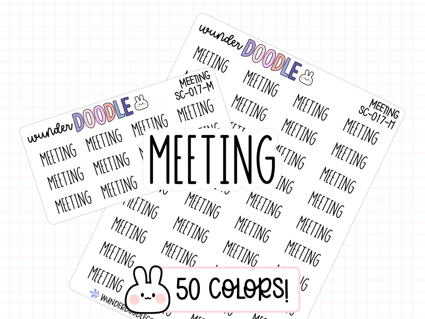 Meeting Planner Stickers | SC-017