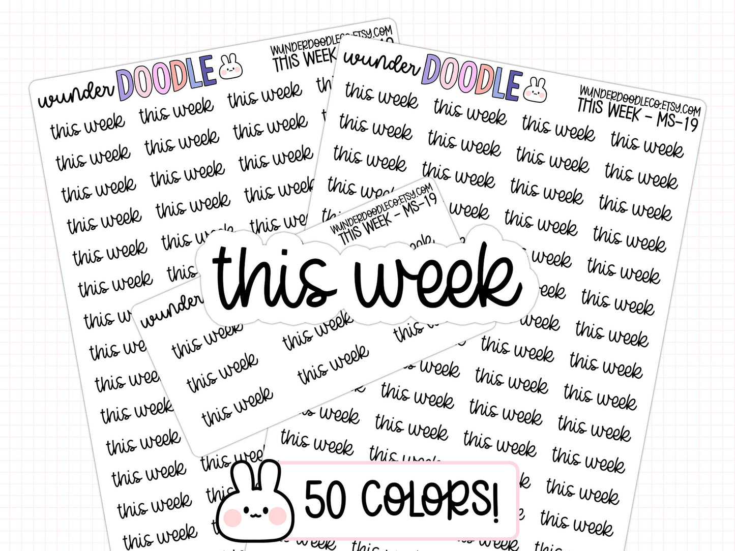 This Week Planner Stickers | MS-019