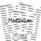 Meditation Planner Stickers | BT-16