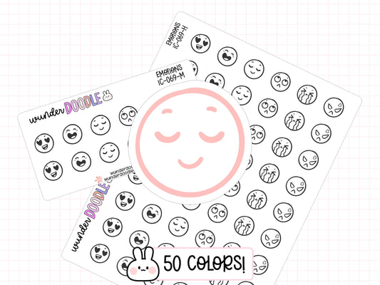 Emoji Planner Stickers | IC-069