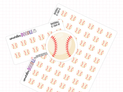 Baseball Planner Stickers | IC-064