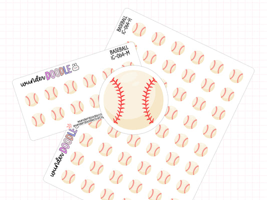 Baseball Planner Stickers | IC-064