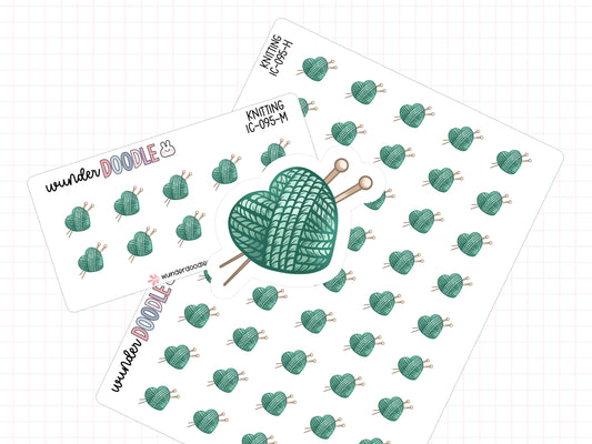 Knitting Planner Stickers | IC-095