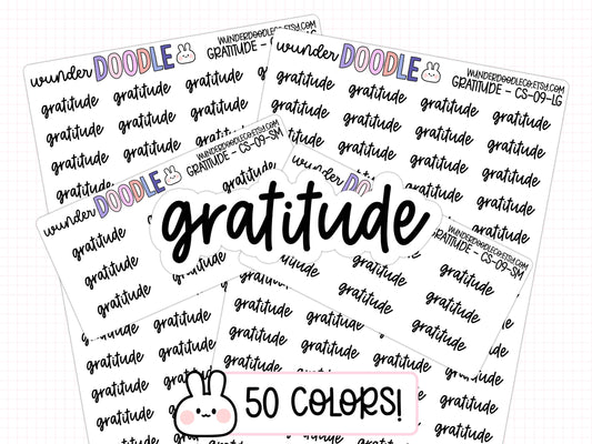 Gratitude Planner Stickers | CS-09