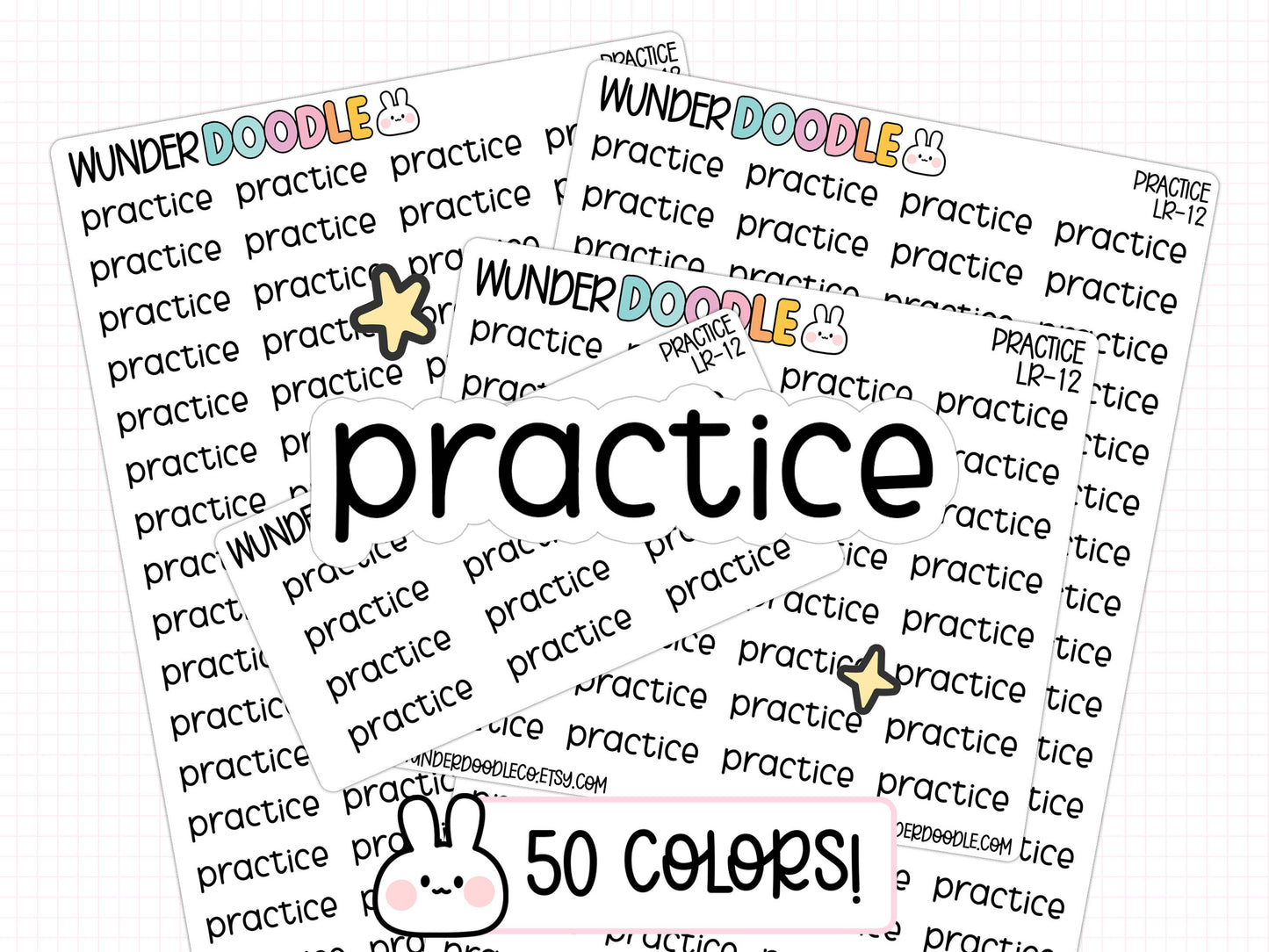 Practice Planner Stickers | LR-12