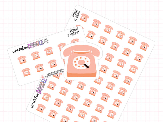 Phone Planner Stickers | IC-038