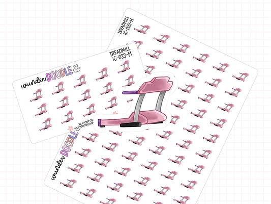 Treadmill Planner Stickers | IC-033