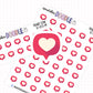 Heart Chat Bubble Planner Stickers | IC-012