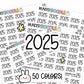 2025 Planner Stickers | MS-36