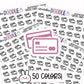 Credit Card Planner Stickers | IC-0111