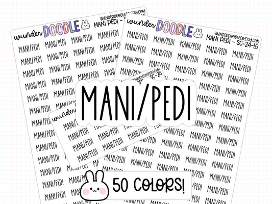 Mani/Pedi Planner Stickers | SC-24