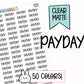 Payday Planner Stickers | AW-04-CM