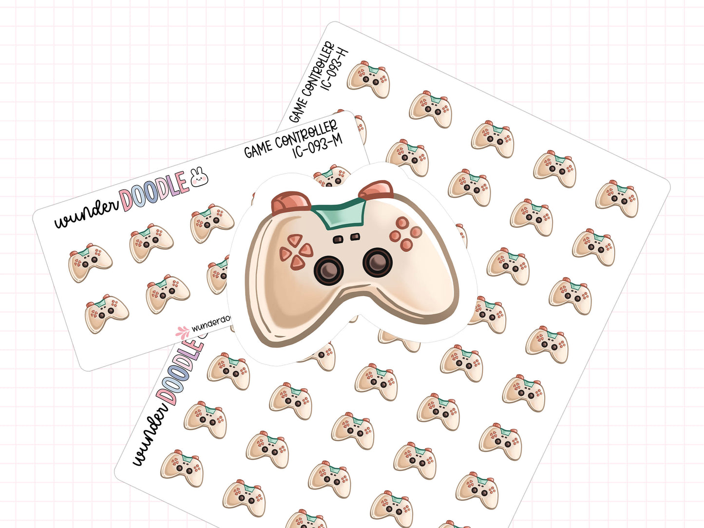 Game Controller Planner Stickers | IC-093