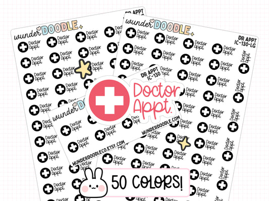 Doctor Appointment Planner Stickers | IC-130