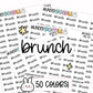 Brunch Planner Stickers | MS-23