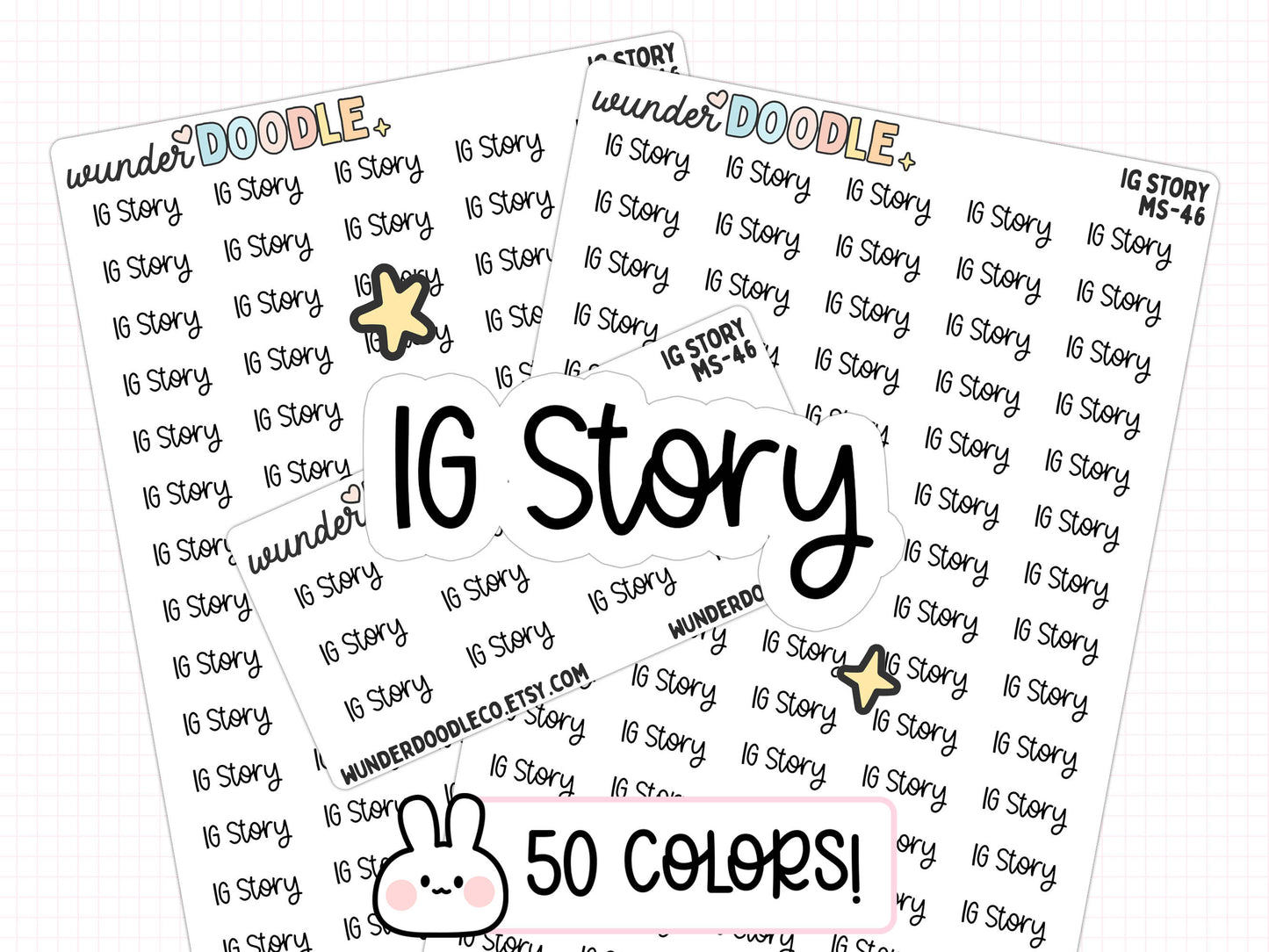 IG Story Planner Stickers | MS-46