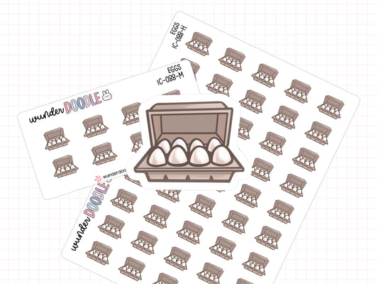 Eggs Planner Stickers | IC-088