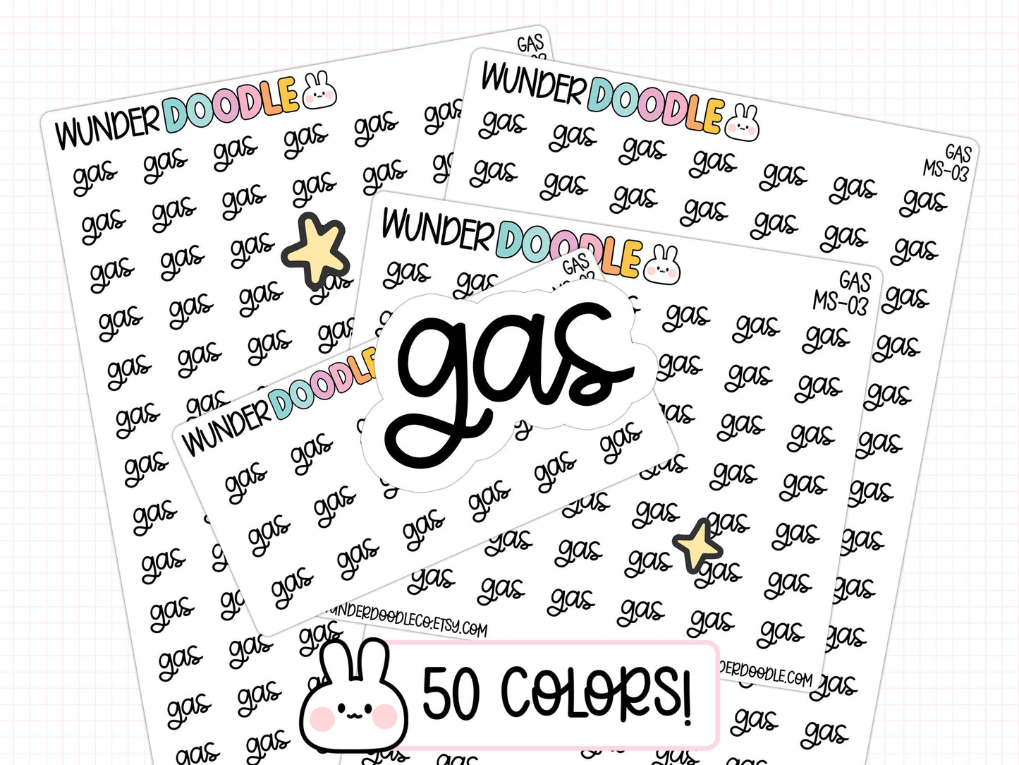 Gas Planner Stickers | MS-03