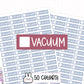 Vacuum Planner Stickers | BOX-09