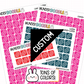 Custom Text Planner Stickers | CORNER-CB-CUSTOM