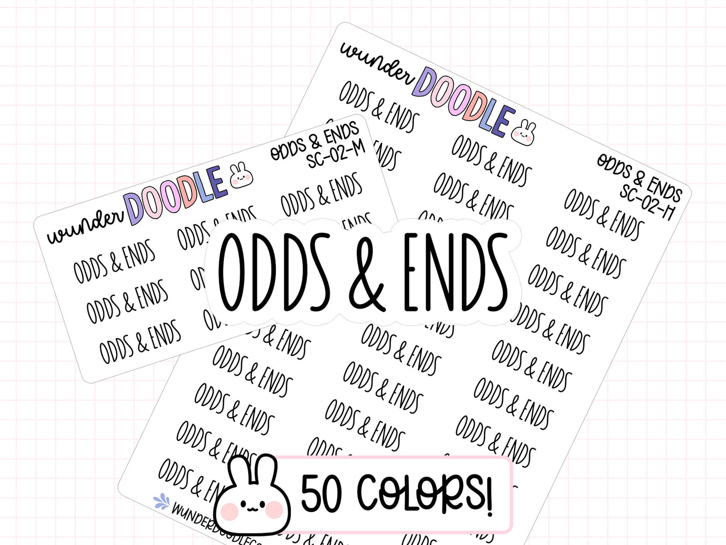 Odds & Ends Planner Stickers | SC-02